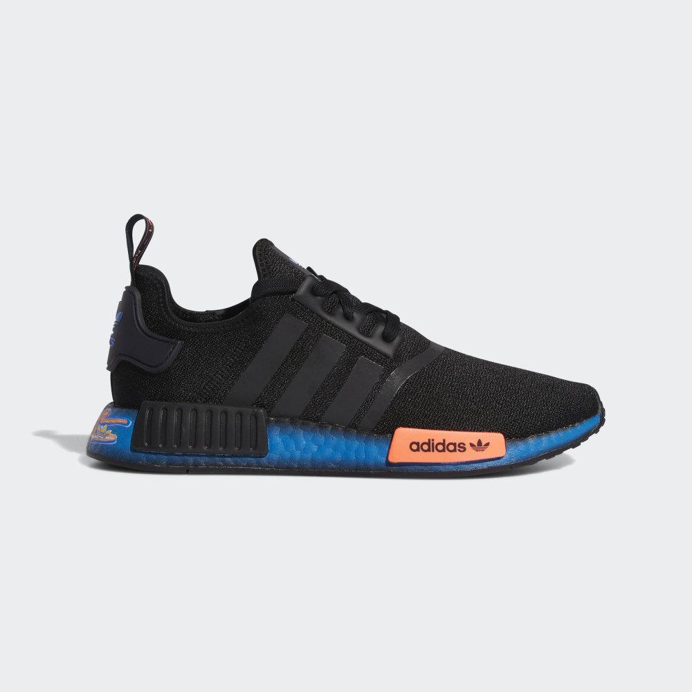 Originals Adidas NMD_R1 Dama Romania - Negrii/Corai/Albastri FV8524